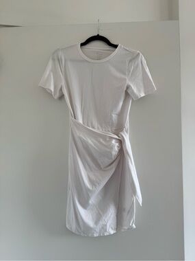 a new day White Tie-Waist Mini Dress